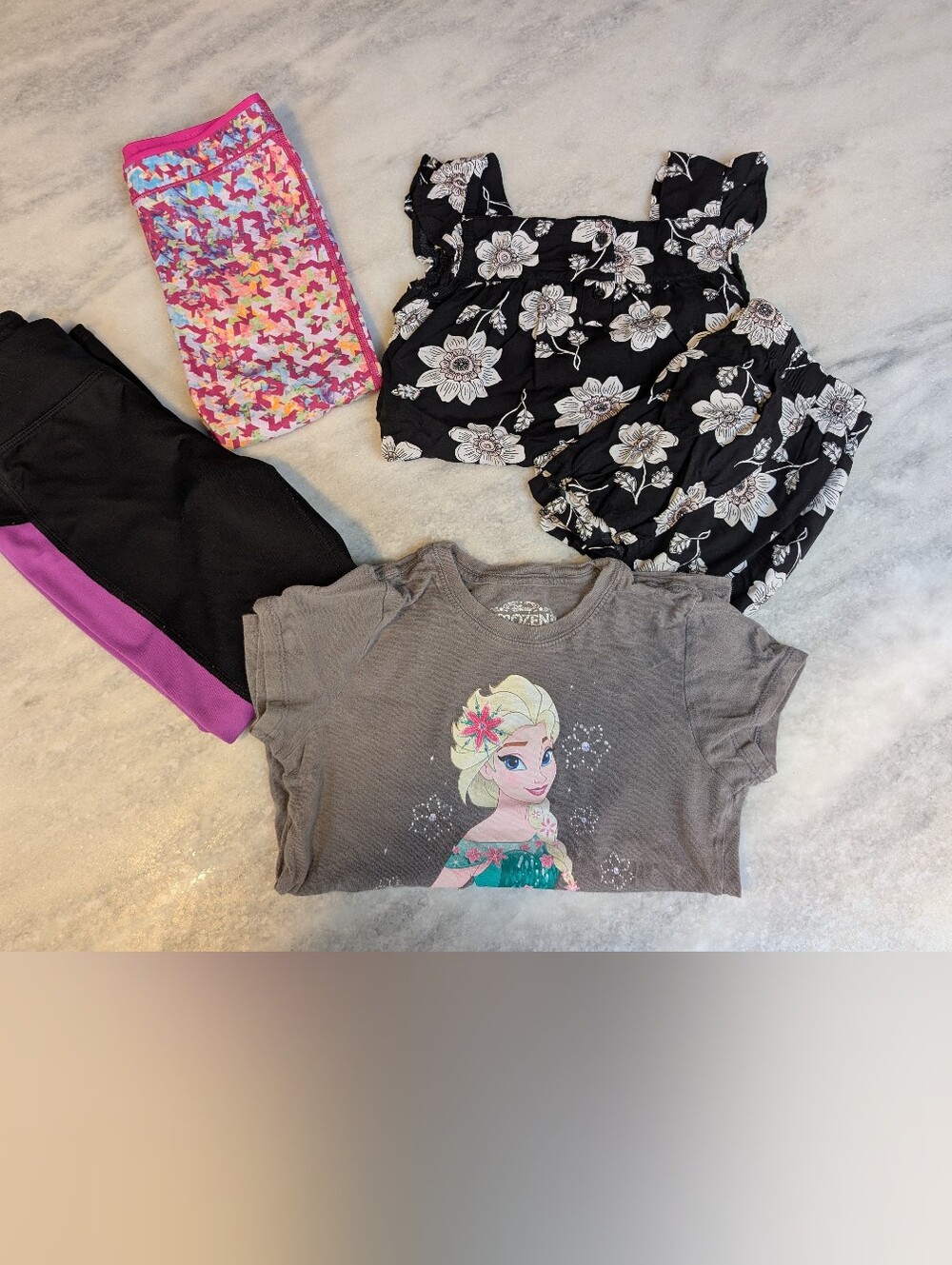 Girls Bundle of shirt, workout pants, and outfit